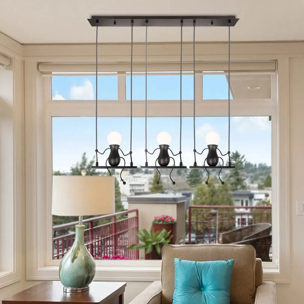 Lampe Suspension Art Décor Moderne 1/3 Tête | Marco Lucetti