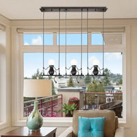 Lampe Suspension Art Décor Moderne 1/3 Tête | Marco Lucetti