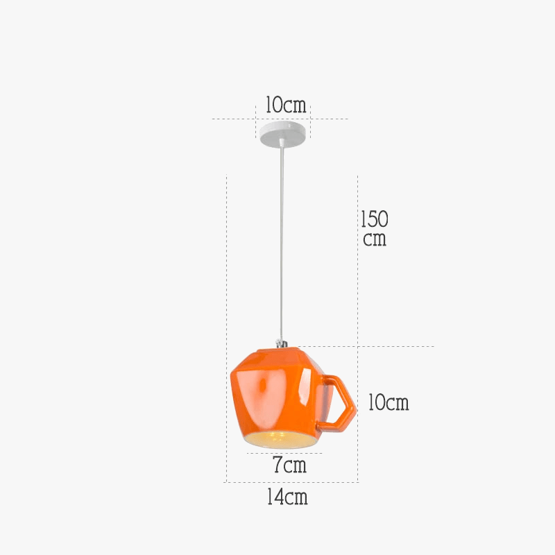 Lampe Suspension Céramique LED Moderne | Marco Lucetti