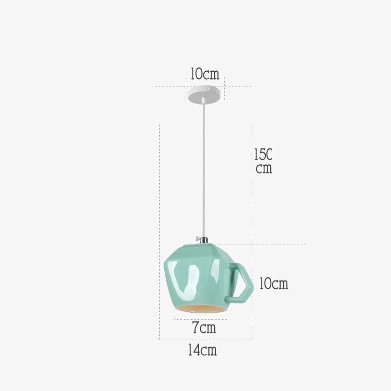 Lampe Suspension Céramique LED Moderne | Marco Lucetti