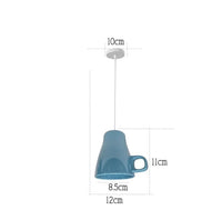 Lampe Suspension Céramique LED Moderne | Marco Lucetti B Bleu 1