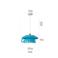 Lampe Suspension Céramique LED Moderne | Marco Lucetti C Bleu