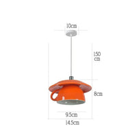 Lampe Suspension Céramique LED Moderne | Marco Lucetti C2Orange