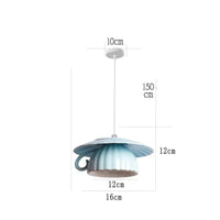 Lampe Suspension Céramique LED Moderne | Marco Lucetti D Bleu