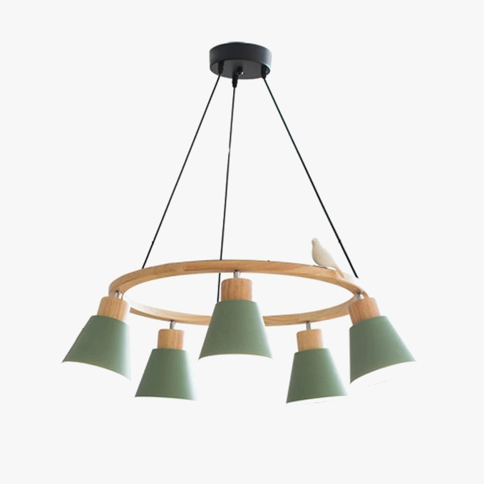 Suspension créative nordique: Lampe Oiseau