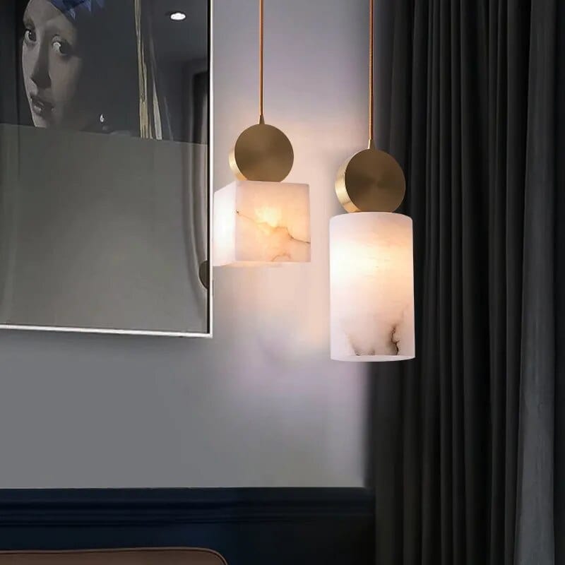 Lampe Suspension en Marbre à LED Minimaliste | Marco Lucetti