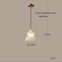 Lampe Suspension en Marbre à LED Minimaliste | Marco Lucetti F / Lumière chaude
