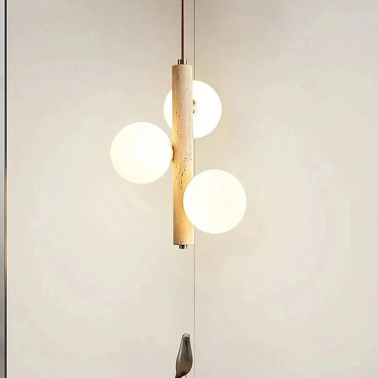 Lampe suspension LED "Haricot Perle" pour chambre à coucher | Marco Lucetti