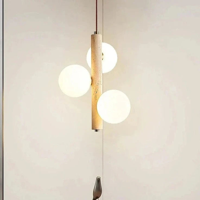 Lampe suspension LED "Haricot Perle" pour chambre à coucher | Marco Lucetti