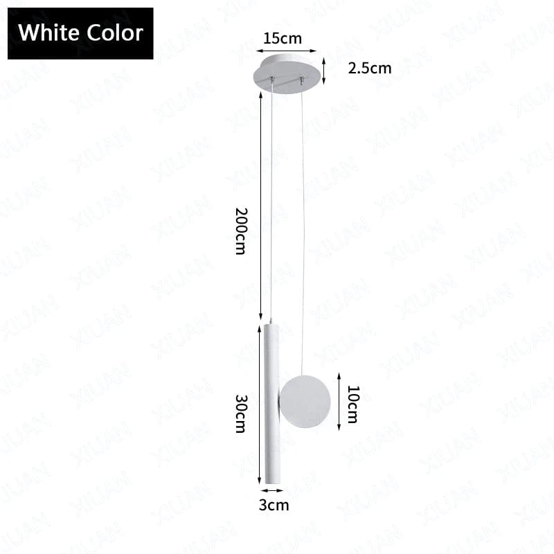 Lampe Suspension LED Noir & Blanc Réglable | Marco Lucetti