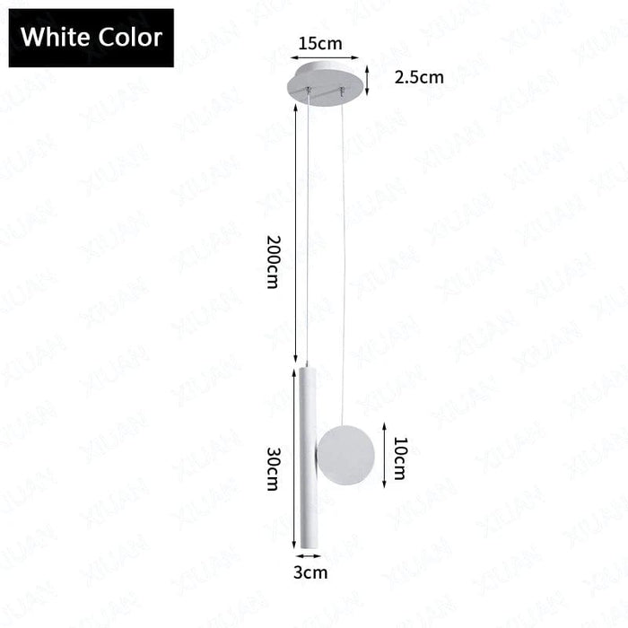 Lampe Suspension LED Noir & Blanc Réglable | Marco Lucetti