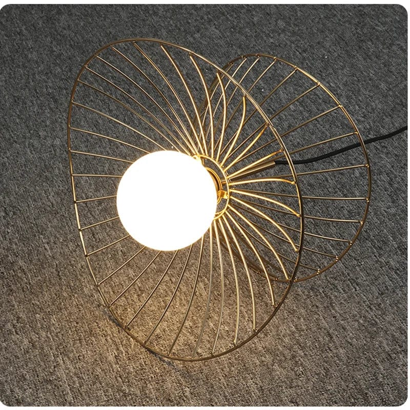 Lampe Suspension LED Or Noir Brillant | Marco Lucetti