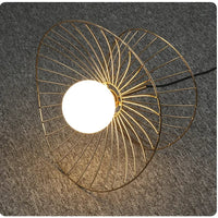 Lampe Suspension LED Or Noir Brillant | Marco Lucetti