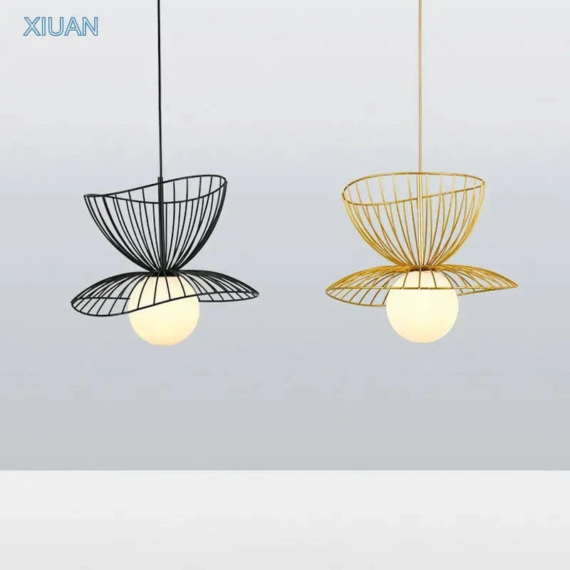 Lampe Suspension LED Or Noir Brillant | Marco Lucetti
