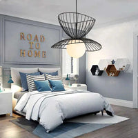Lampe Suspension LED Or Noir Brillant | Marco Lucetti