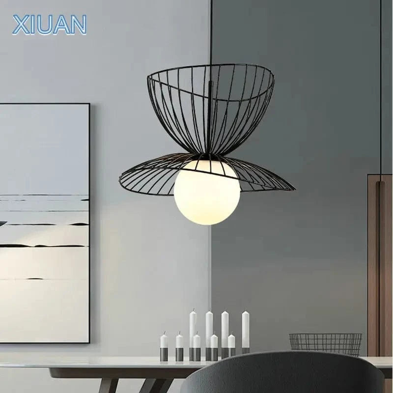 Lampe Suspension LED Or Noir Brillant | Marco Lucetti Doré