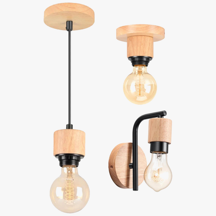 Lampe Suspension Métal Loft Retro