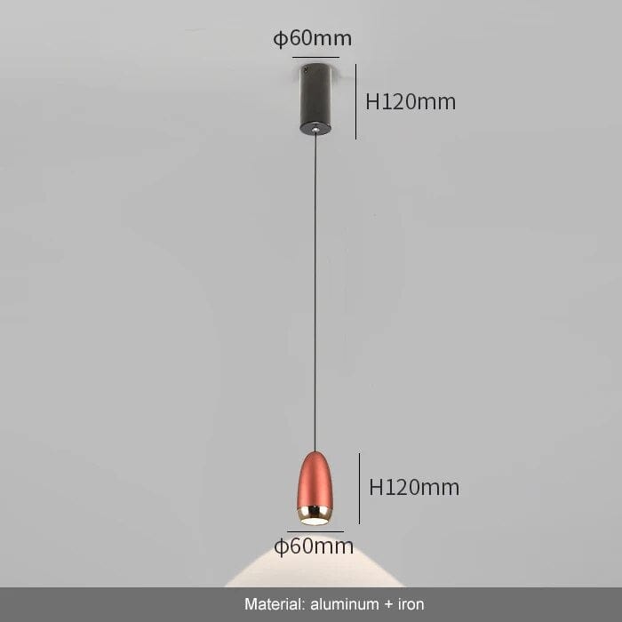 Lampe Suspension Nordique Élégante | Marco Lucetti Brun-sable / Lumière neutre