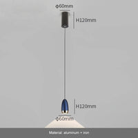Lampe Suspension Nordique Élégante | Marco Lucetti Diamant bleu / Lumière neutre
