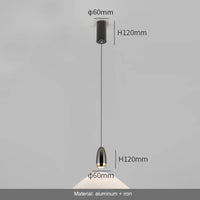 Lampe Suspension Nordique Élégante | Marco Lucetti Noir perle / Lumière neutre