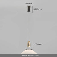 Lampe Suspension Nordique Élégante | Marco Lucetti Sable doré / Lumière neutre