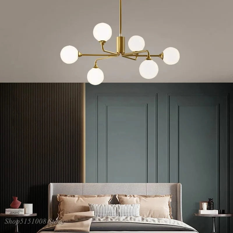 Lampe Suspension Nordique en Verre LED Feng-Glow | Marco Lucetti