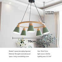Lampe suspension nordique Macaron modernisée