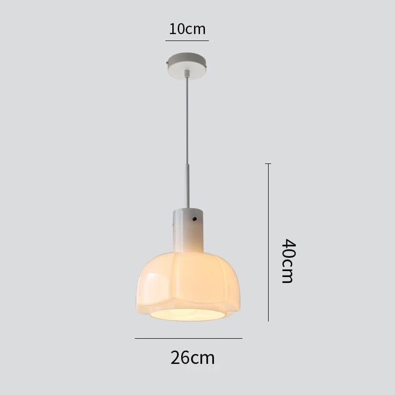 Lampe suspension nordique rétro pour restaurants | Marco Lucetti Blanc