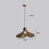 Lampe Suspension Rétro Cuivre Fauve - Salon & Bar | Marco Lucetti D40cm