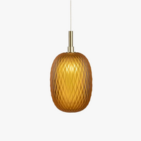 Lampe Suspension Ambre Modernité