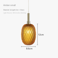 Lampe Suspension Ambre Modernité
