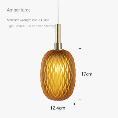 Lampe Suspension Ambre Modernité