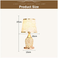 Lampe de Table en Cristal Européenne Chic