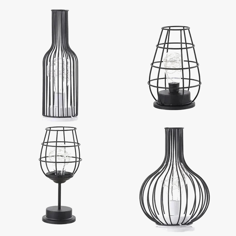 Lampe de table LED rétro-chic