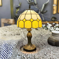 Lampe Tiffany Jaune - Éclat d'Or | Marco Lucetti