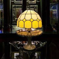 Lampe Tiffany Jaune - Éclat d'Or | Marco Lucetti