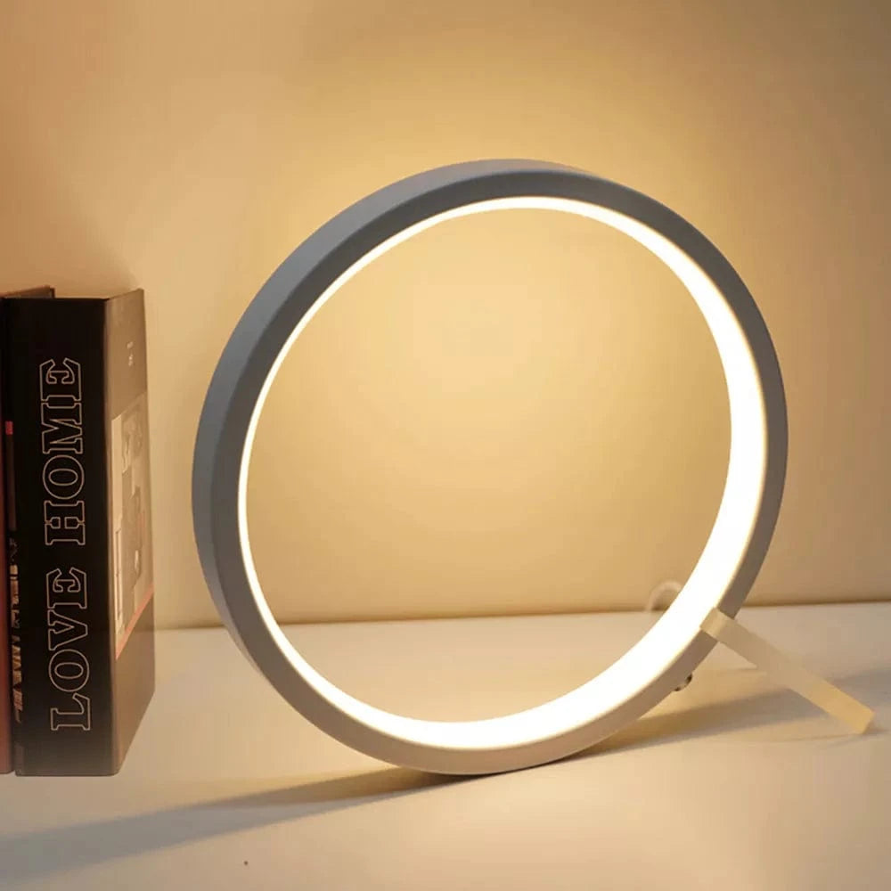 Lampe USB Ronde LED Gradation en Continu | Marco Lucetti 15 cm / Blanc / Non dimmable