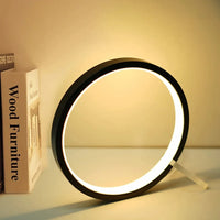 Lampe USB Ronde LED Gradation en Continu | Marco Lucetti 15 cm / Noir / Non dimmable