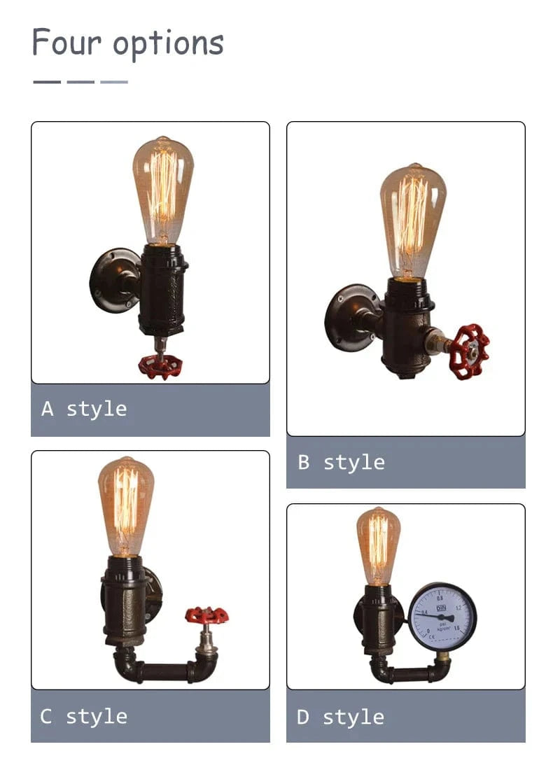 Lampe Vapeur Industrielle au Style Robinet | Marco Lucetti