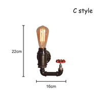 Lampe Vapeur Industrielle au Style Robinet | Marco Lucetti Style C / E27-Pas d&#39;ampoule