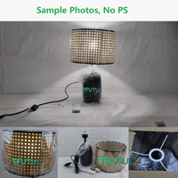 Lampe Vintage en Rotin pour Bureau et Chambre | Marco Lucetti