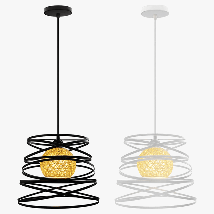 Lampe Vintage en Spirale suspendue | Marco Lucetti