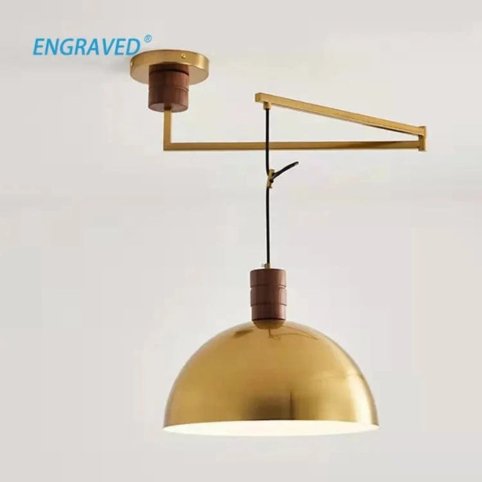 Lampe Vintage Nordique avec Style Rotatif réglable | Marco Lucetti Source de lumière / D35cm / Blanc froid