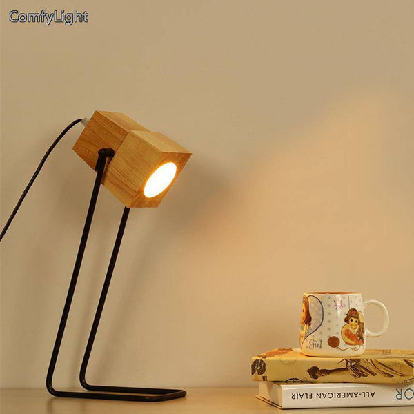 Lampe Wood - Éclairage ajustable en bois | Marco Lucetti