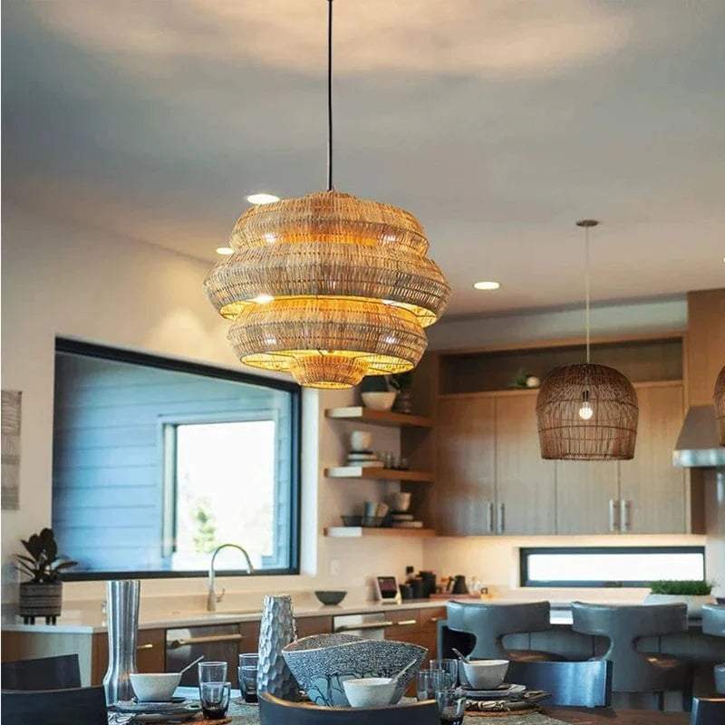 Lampes Boho en Rotin | Marco Lucetti