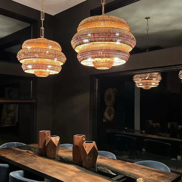 Lampes Boho en Rotin | Marco Lucetti