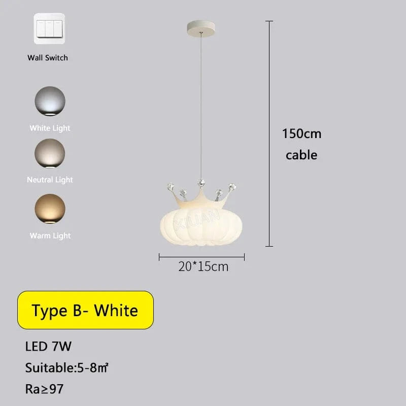 Lampes Couronne Dorée Nuage Blanc: Éclairez Votre Intérieur avec Élégance | Marco Lucetti B Blanc / CA 220-240V / 3 Température de couleur