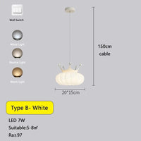 Lampes Couronne Dorée Nuage Blanc: Éclairez Votre Intérieur avec Élégance | Marco Lucetti B Blanc / CA 220-240V / 3 Température de couleur