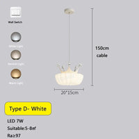 Lampes Couronne Dorée Nuage Blanc: Éclairez Votre Intérieur avec Élégance | Marco Lucetti D Blanc / CA 220-240V / 3 Température de couleur