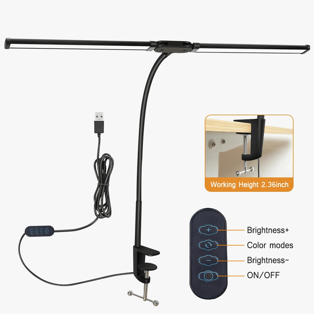 Lampes de bureau Double tête LED | Marco Lucetti